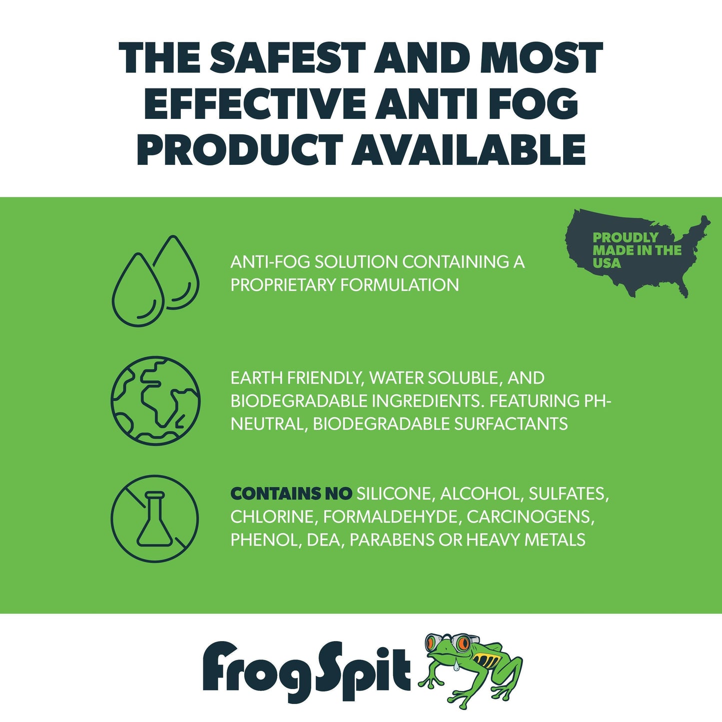 Frog Spit Anti-Fog Wipes | 6-Pack for Long-Lasting Fog Prevention - FrogSpit