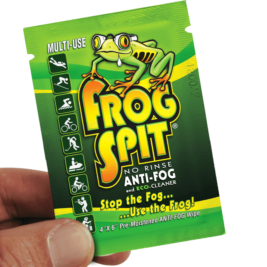 Frog Spit Anti-Fog Wipes | 6-Pack for Long-Lasting Fog Prevention - FrogSpit